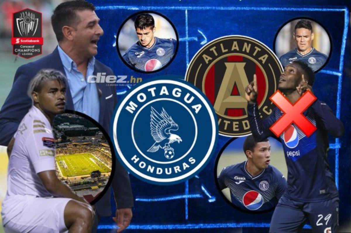 ¡Oficial! El 11 titular de Diego Vázquez con Motagua ante Atlanta United