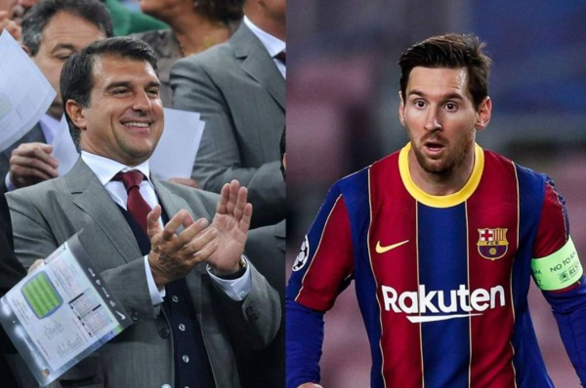 'Hay tiempo para plantearle una propuesta convincente' a Messi, dice Laporta