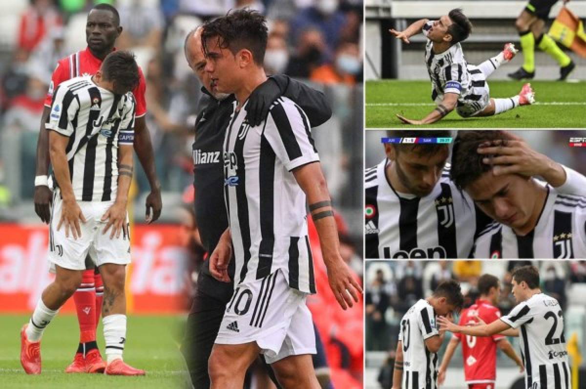 Duras imágenes: Dybala se rompe y se marcha llorando al vestuario en el sufrido triunfo de la Juventus