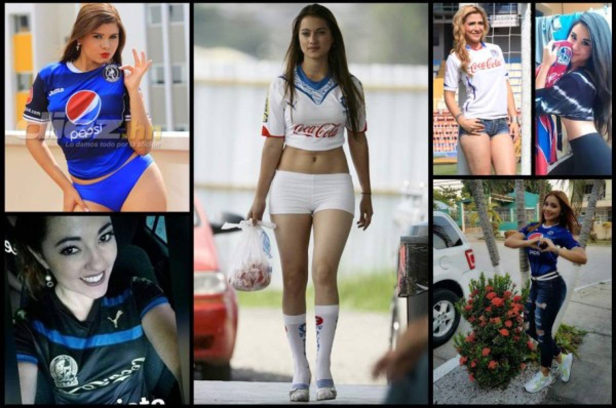 ¡MAMITAS! Ellas son las aficionadas más lindas del clásico Olimpia-Motagua