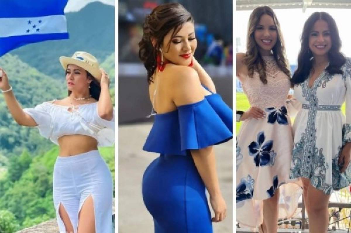 ¡Viva Honduras! Bellas presentadoras de TV deslumbran y muestran su amor patrio en redes sociales