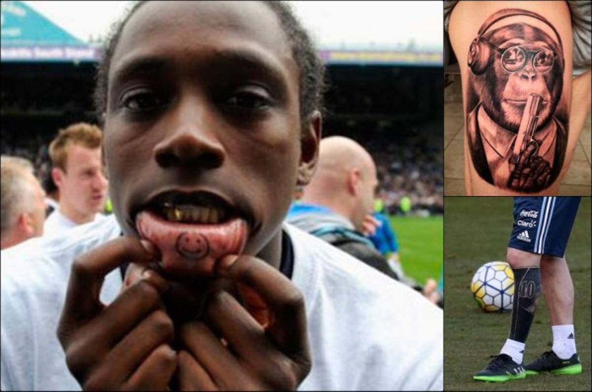 ¡Horribles! Los tatuajes más feos en el mundo del fútbol