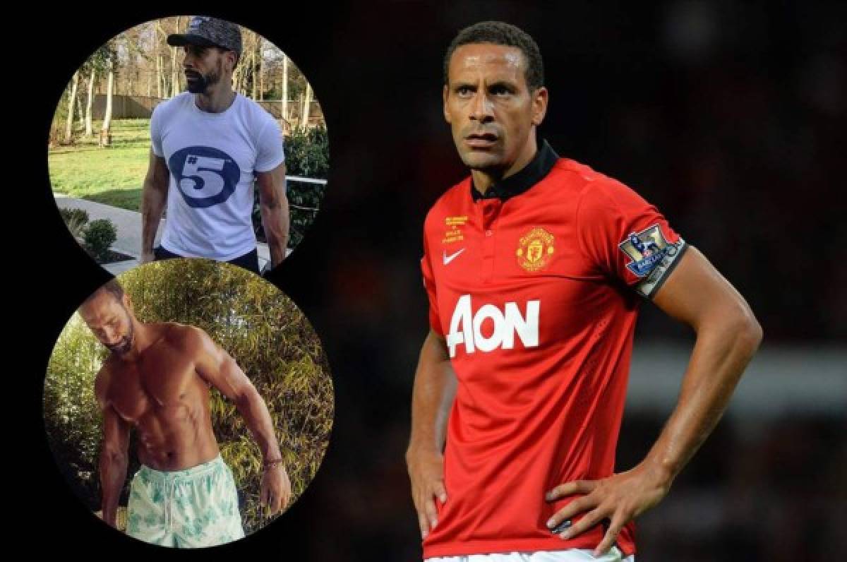 El impresionante cambio físico del ex 'red devil', Rio Ferdinand