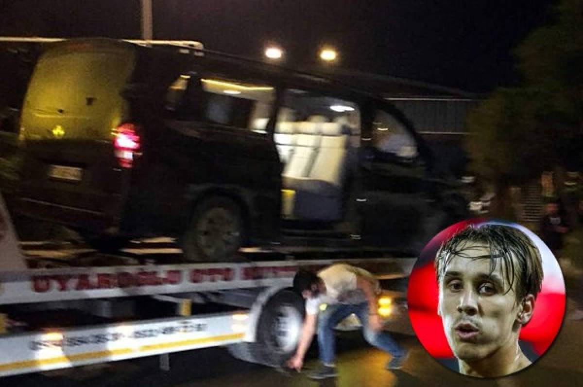 ¡Tragedia en Turquía! Se accidenta bus del Alanyaspor; un jugador muerto y varios heridos