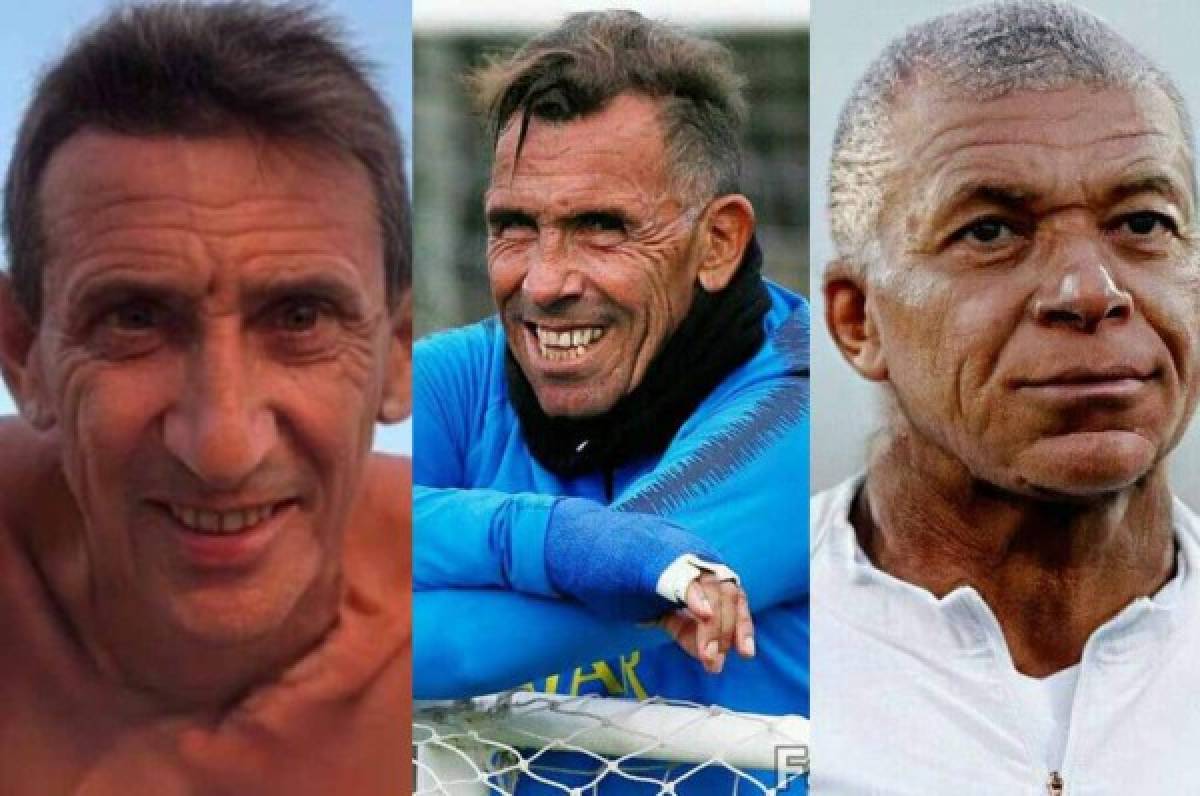 Hasta Carlos Pavón: Así serán tus ídolos y los grandes cracks del fútbol cuando sean ancianos