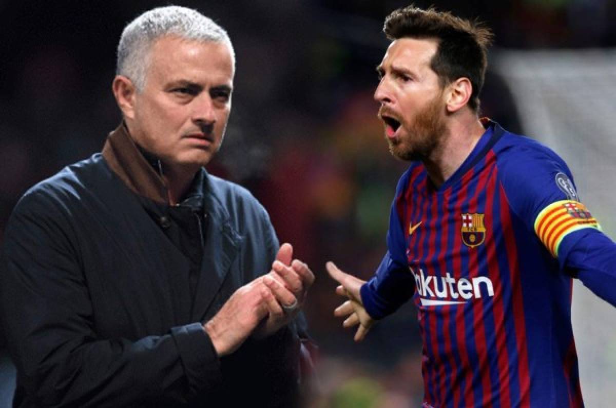 Mourinho a Messi: ''Barcelona tiene un buen equipo, pero el Dios del fútbol marcó la diferencia''