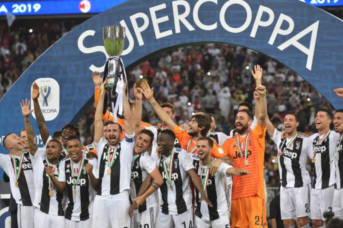 Juventus ganó la final de la Supercopa de Italia gracias a un gol de Cristiano Ronaldo.