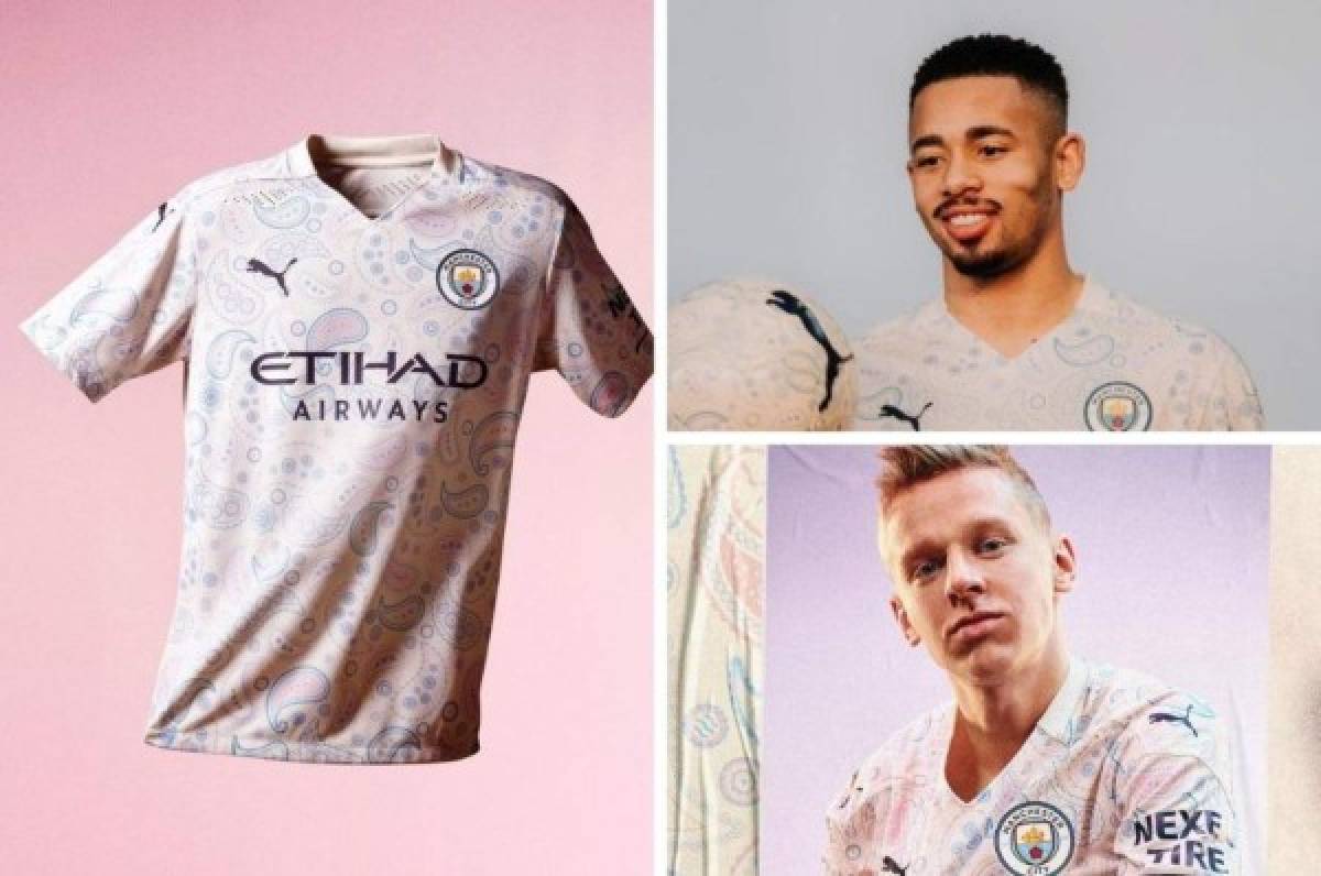 'Parece una pijama': Críticas por la nueva camiseta del Manchester City; ¿Le gustará a Messi?