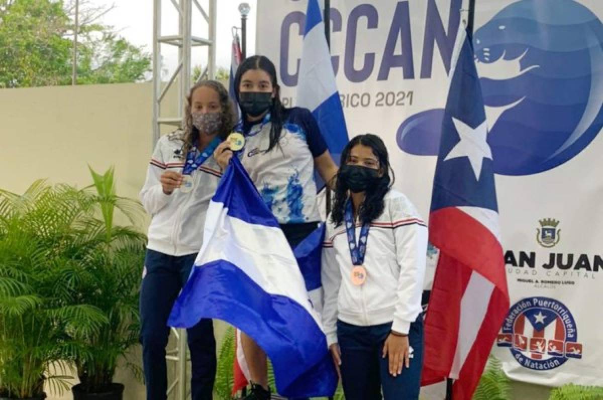 La hondureña Michell Ramírez ganó su cuarto oro en el CCCAN y se prepara para las aguas abiertas