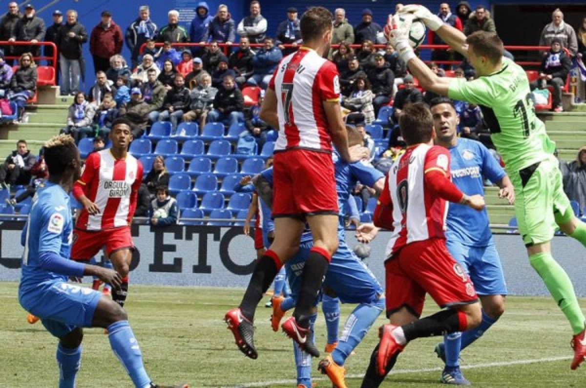 Girona y 'Choco' Lozano perdonan al Getafe y se estancan en su lucha por jugar Europa League