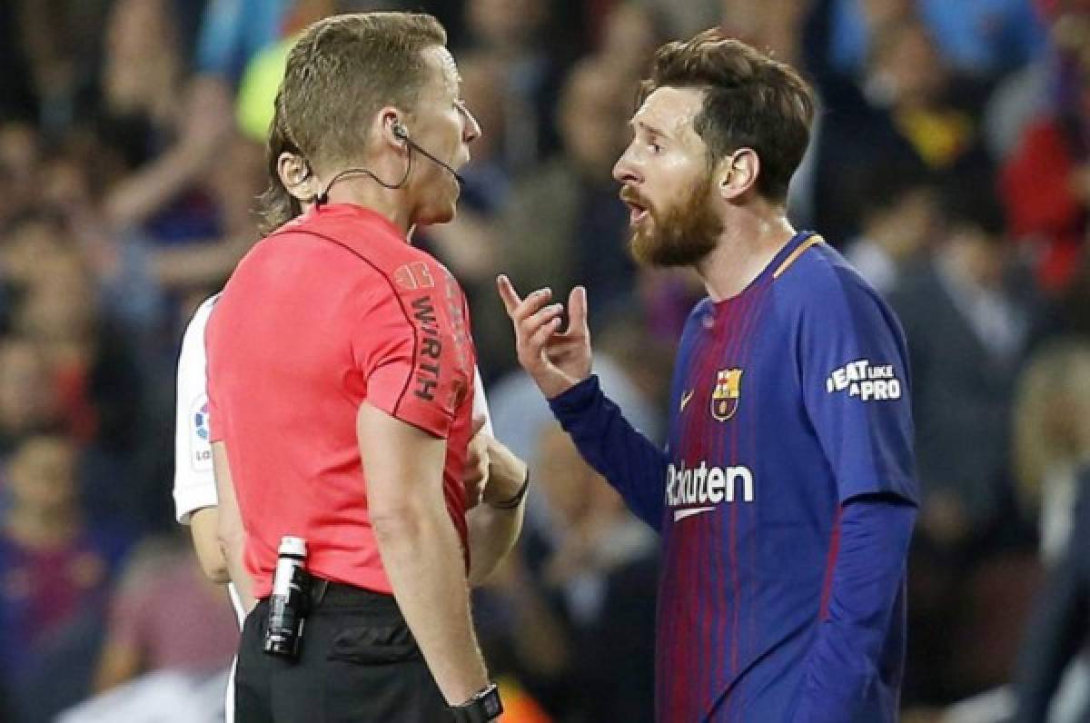 Messi al árbitro: ''Esto es una pu** mier**, ya está bien de regalarles cosas''