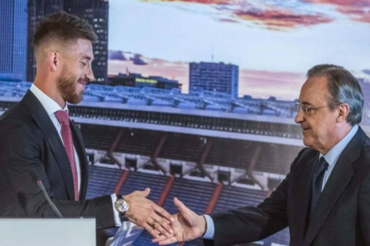 En España aseguran una ruptura en la relación entre Sergio Ramos y Florentino Pérez