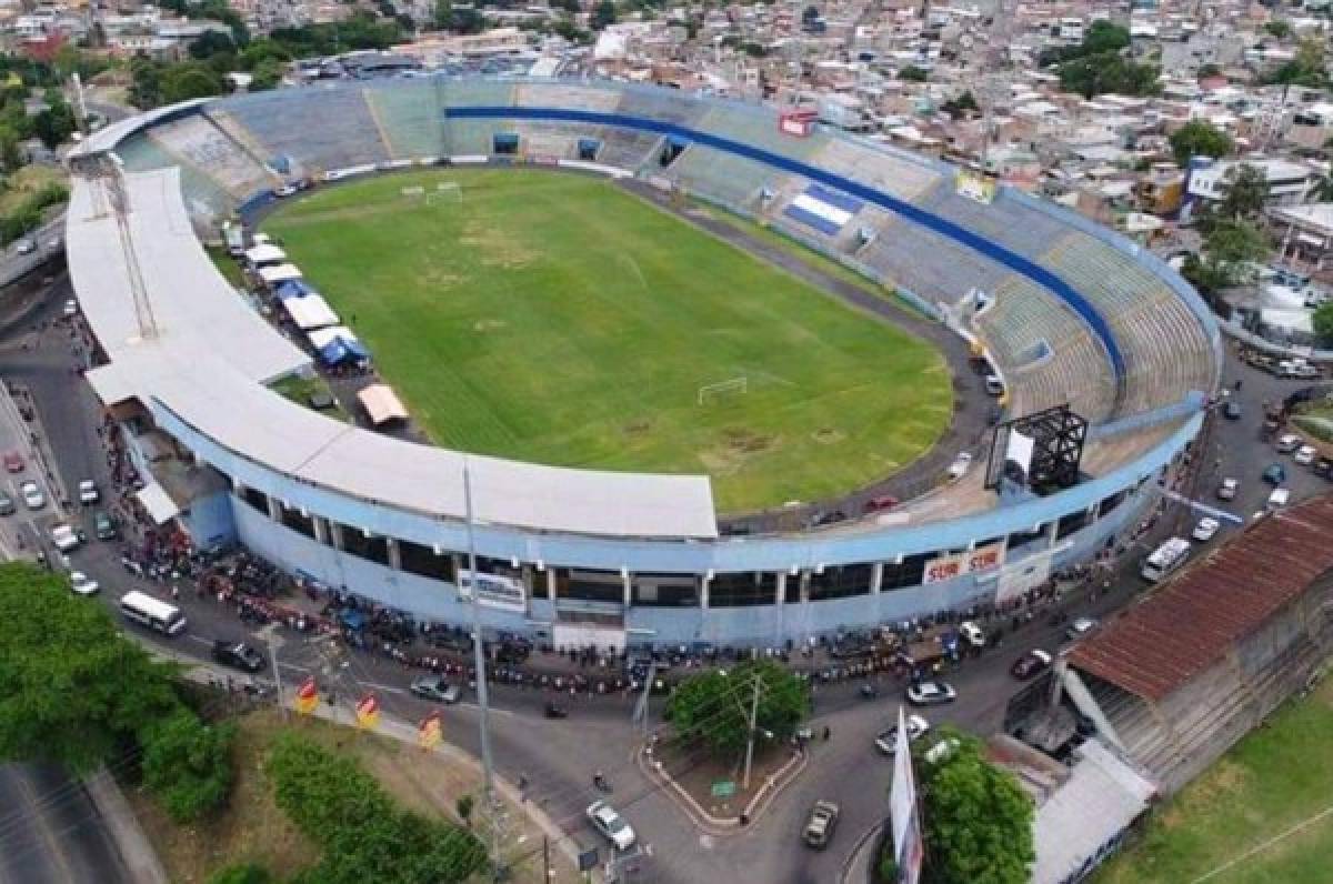 Las deplorables y tristes condiciones en las que está el Estadio Nacional de Tegucigalpa