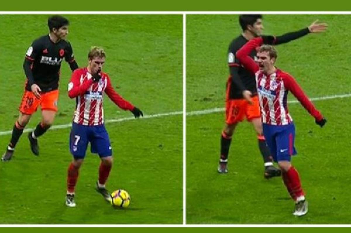 Griezmann pierde el control y se enfrasca en una discusión con la afición del Atlético