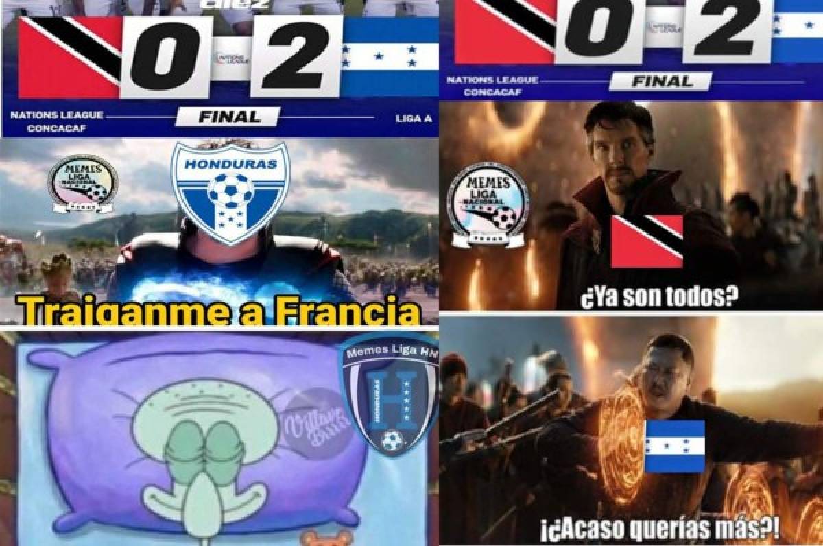 Honduras y los crueles memes del triunfo sobre Trinidad y Tobago en Liga de Naciones