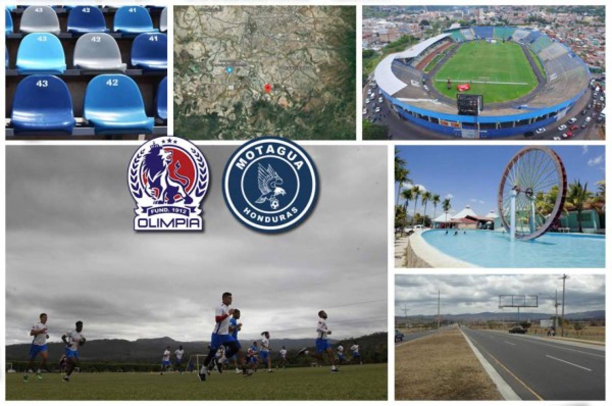 Los lugares que Motagua y Olimpia están considerando para construir su propio estadio