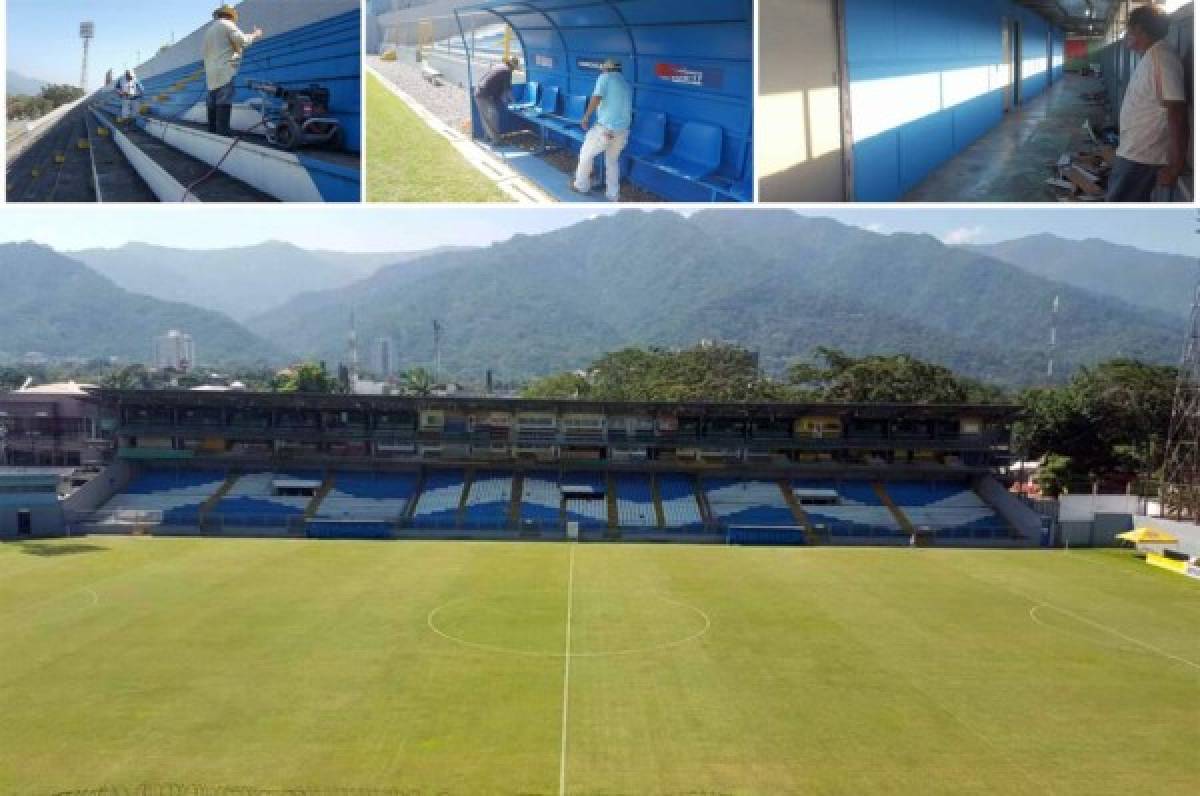 El estadio Morazán recibe 'mimos' de cara al juego Honduras-Costa Rica