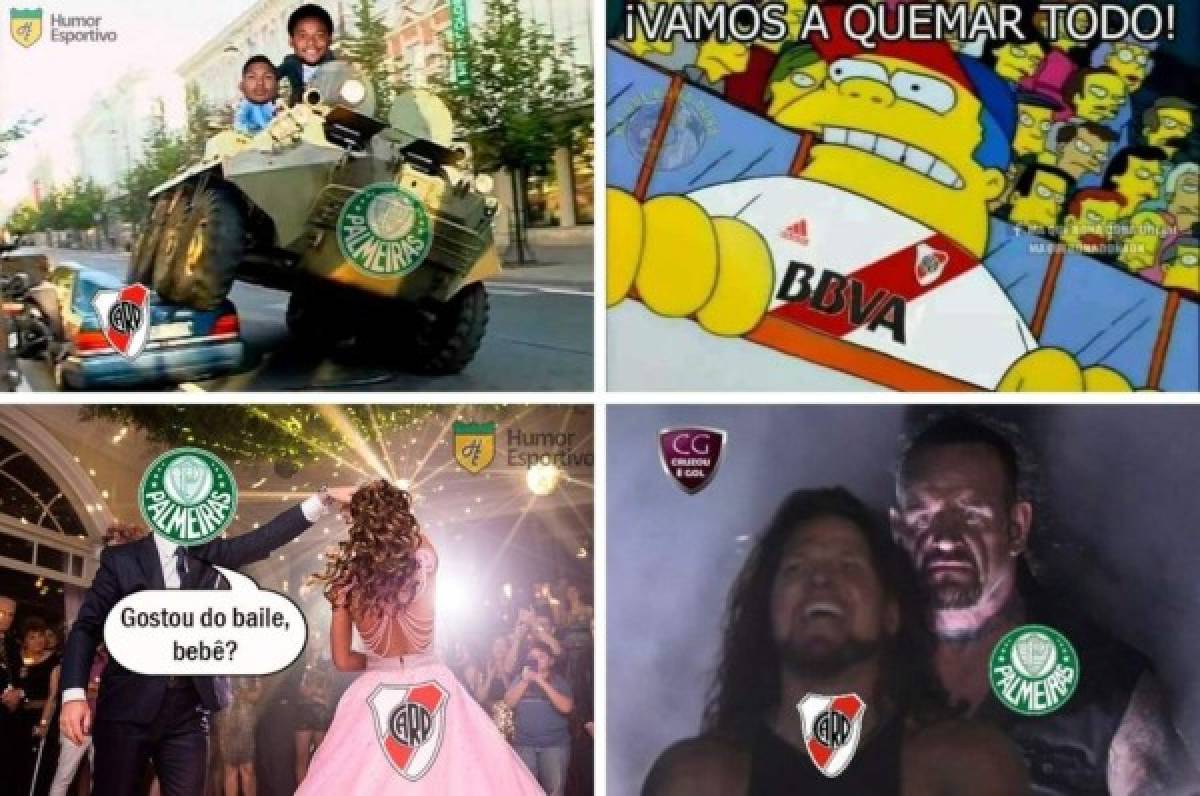 Los memes destrozan a River Plate tras la goleada recibida por el Palmeiras en la Libertadores