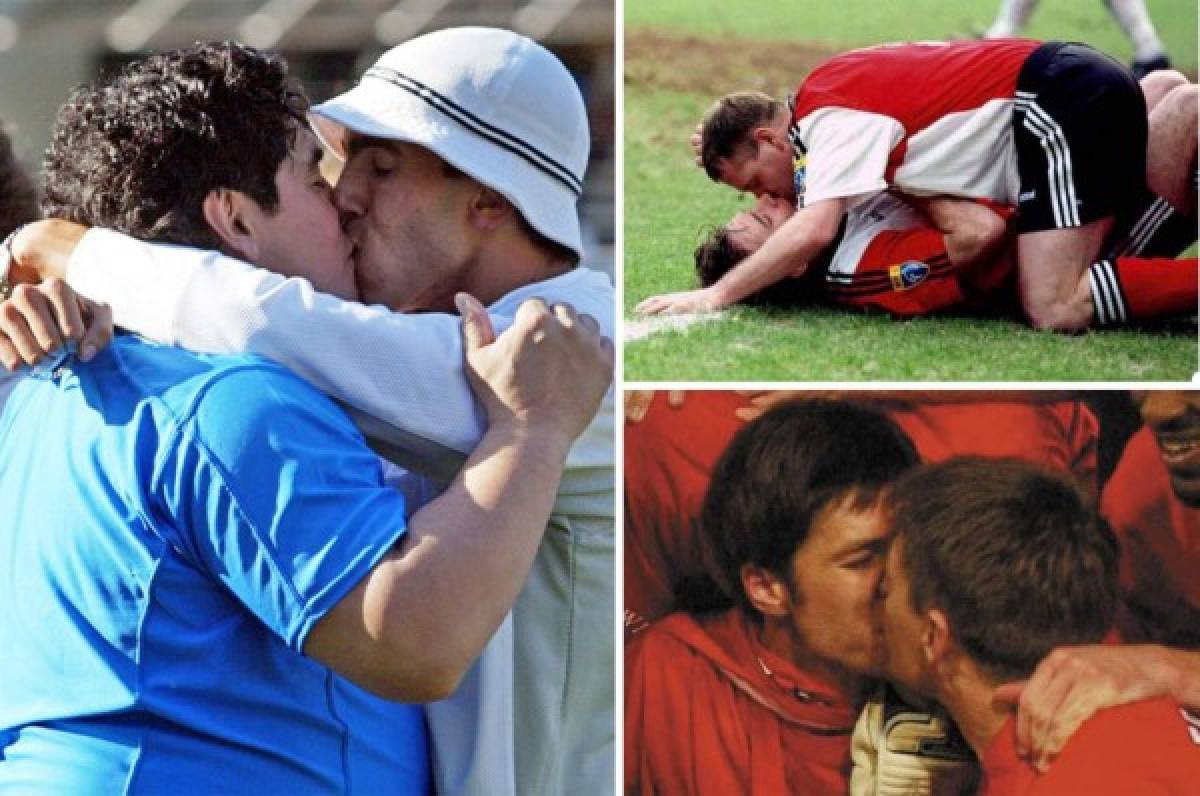 Los 10 besos más insólitos en la historia del fútbol  