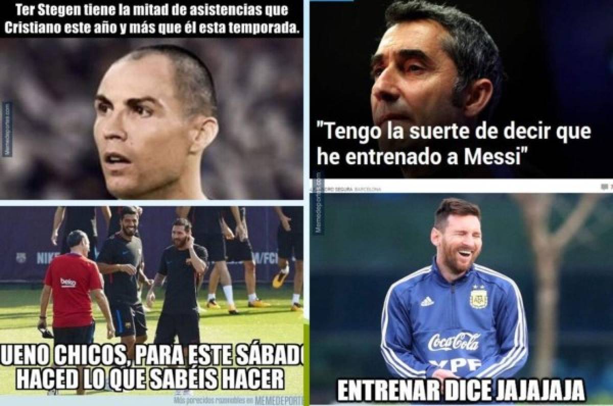 ¡Crueles! Messi y Suárez, protagonista de los memes tras la goleada del Barcelona al Mallorca