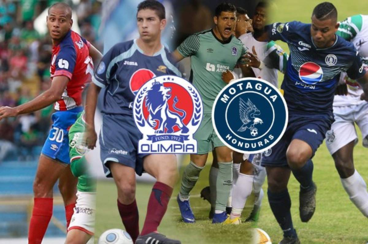 En azul y blanco: El derbi capitalino entre Olimpia y Motagua será una batalla de 'ex'