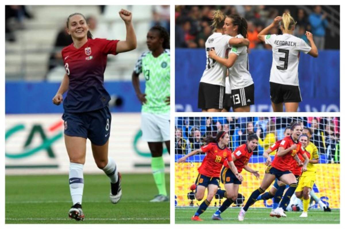 Alemania, España y Noruega salen victorias en Mundial Femenino en Francia