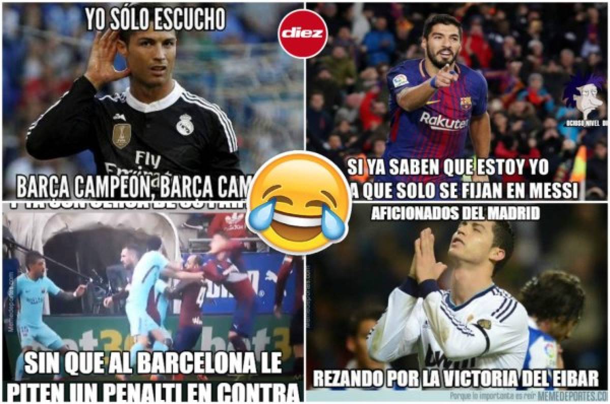 No perdonan al Madrid: Los divertidos memes del triunfo del Barcelona sobre el Eibar