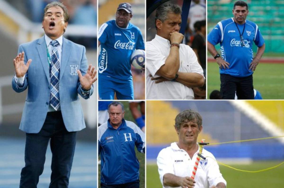 Así fue el debut de los últimos siete técnicos extranjeros en la Selección de Honduras