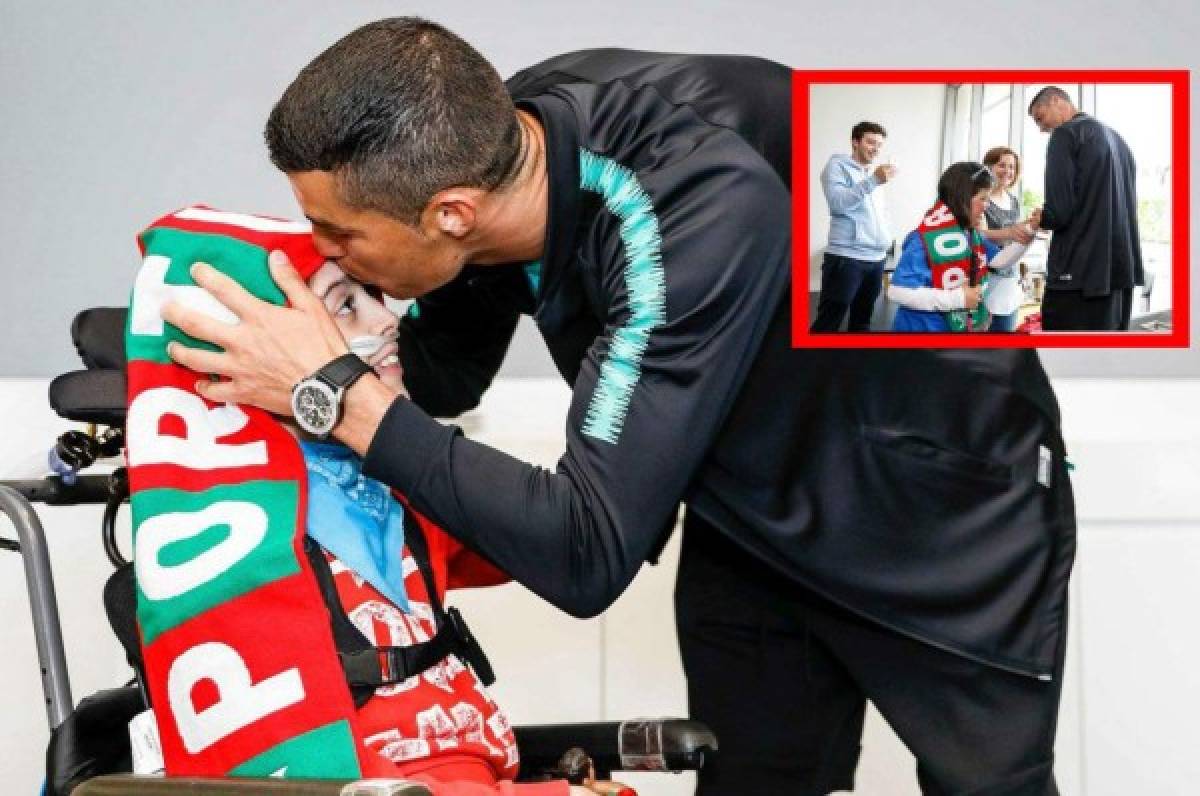 ¡Humildad total! Cristiano Ronaldo cumple el sueño de dos niños portugueses