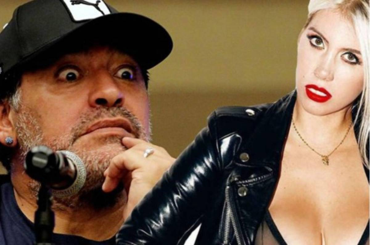 REVELADO: Así fue la noche de pasión de Maradona con Wanda Nara