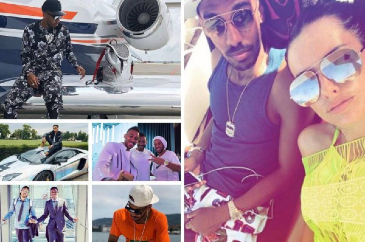 Jets, Lamborghinis y moda: Los Lujos de Pierre-Emerick Aubameyang en Inglaterra   