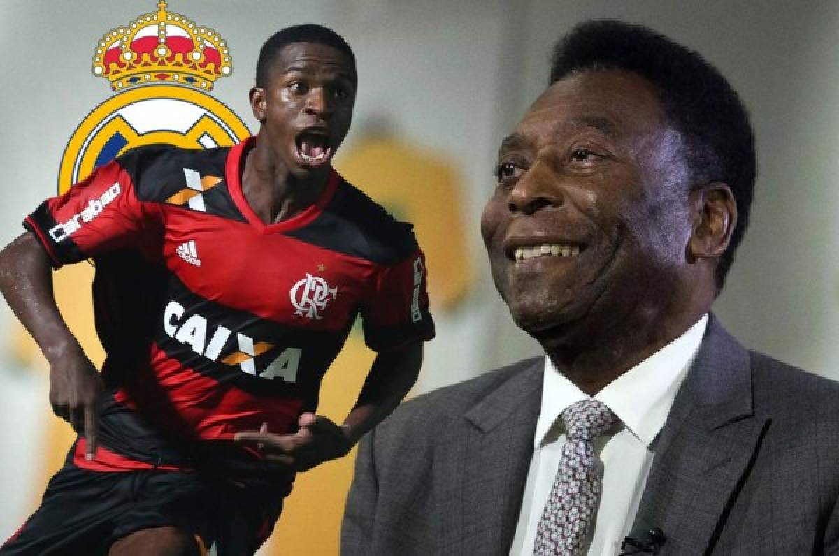 Pelé aconseja a Vinicius Jr que 'nunca' se crea 'el mejor del mundo'