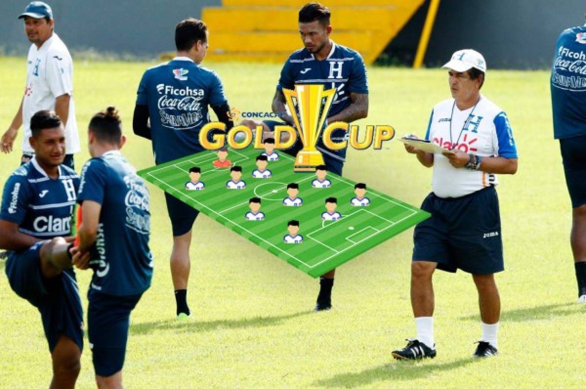 El 11 de Honduras que se perfila para la Copa Oro 2017