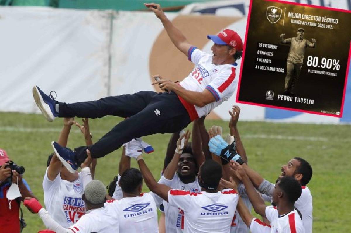 Pedro Troglio, estratega del Olimpia, nombrado el mejor entrenador del Apertura por la Liga Nacional