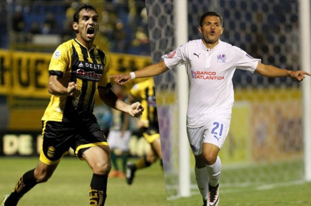 Nicolás Cardozo y Roger Rojas a un pleito de goleadores en el Morazán