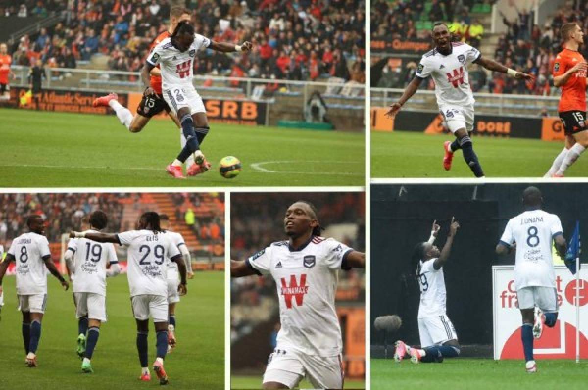 En fotos: así se vivió el primer gol del hondureño Alberth Elis en la liga francesa con Girondins de Burdeos