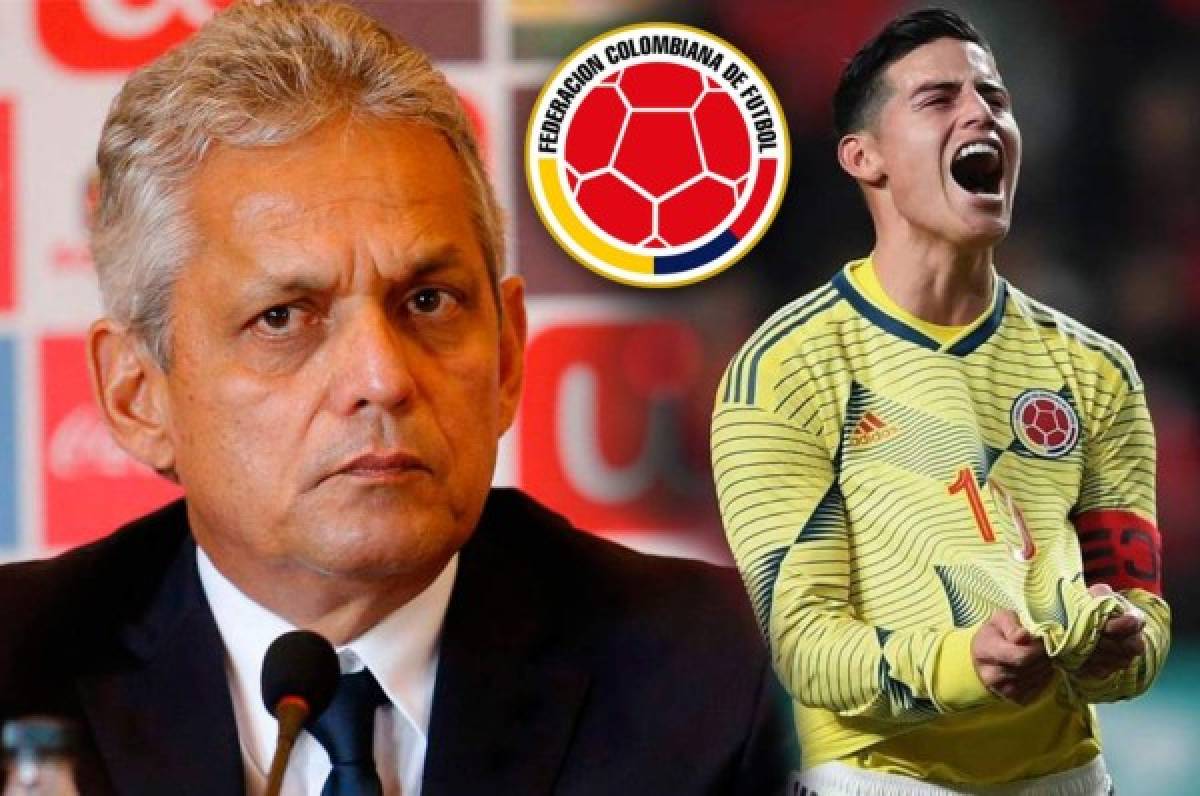 Reinaldo Rueda y su primer problema en Colombia: Deja fuera a James y este le responde