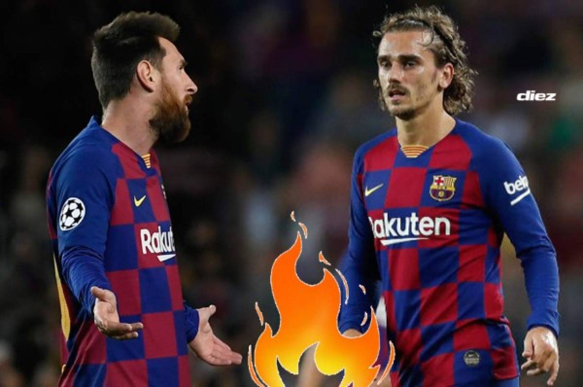 Sin conexión: Messi y Griezmann provocan 'cortocircuito' en el Barcelona