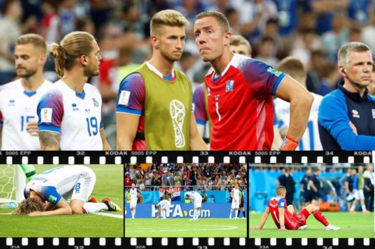 El triste adiós de los islandeses en la Copa del Mundo, Rusia 2018