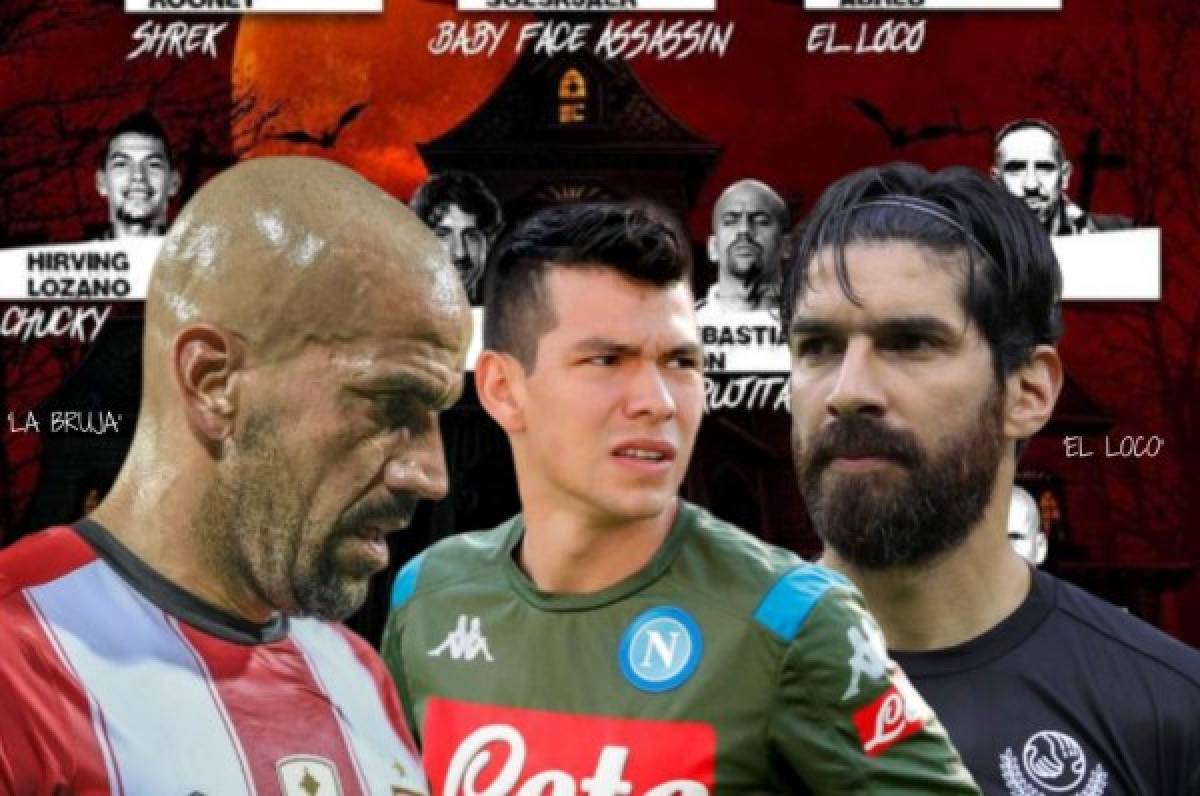 De terror: El 11 ideal de los futbolistas con mejores apodos de Halloween 2019