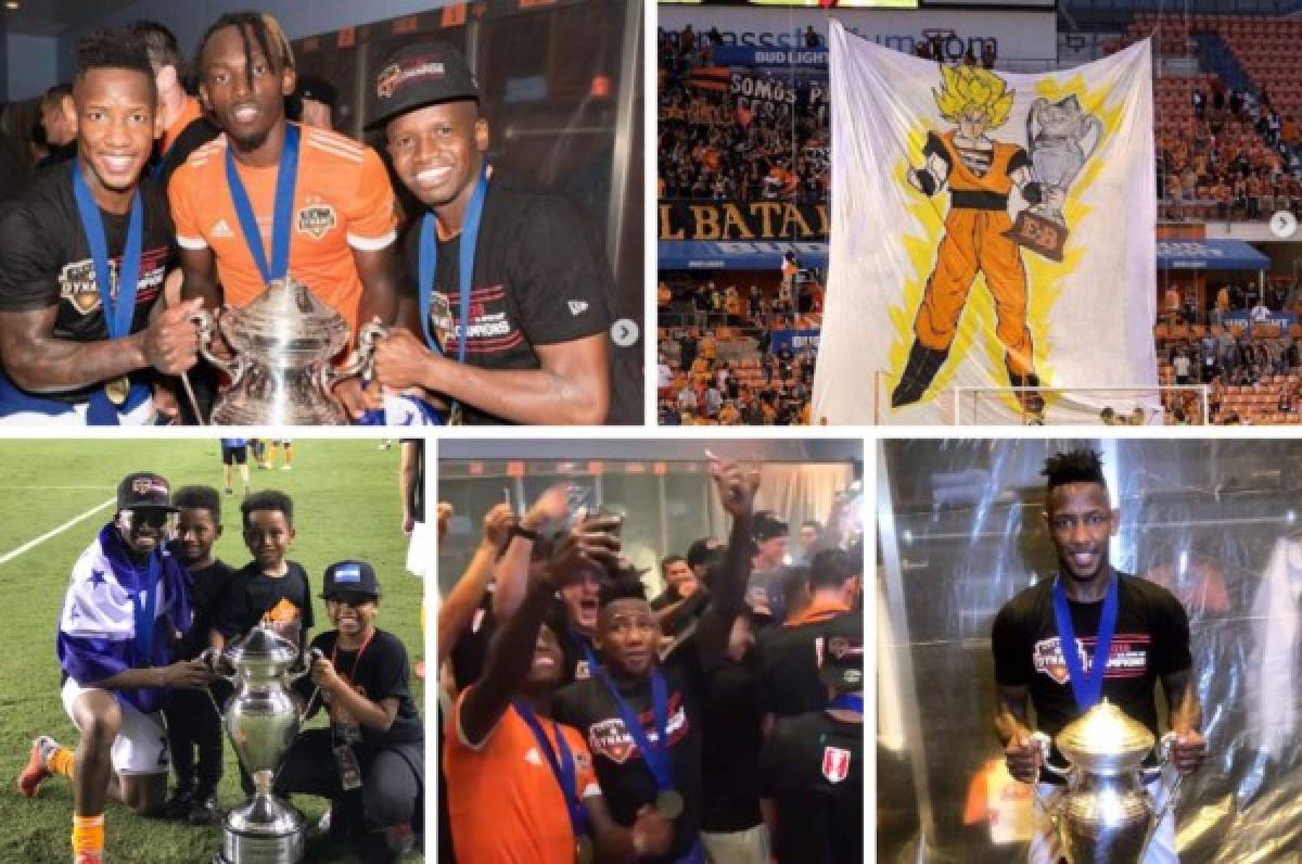 Así celebraron los hondureños y el Houston Dynamo el título de Copa