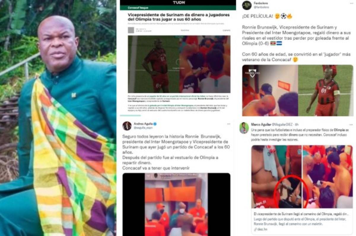 'Un equipo grande no puede dar esta imagen, genera vergüenza y pena': prensa deportiva explota luego de que vicepresidente de Surinam regalara dinero al Olimpia  