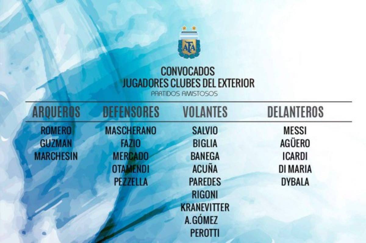 Sampaoli realiza convocatoria para partidos amistosos en noviembre, Higuaín queda fuera