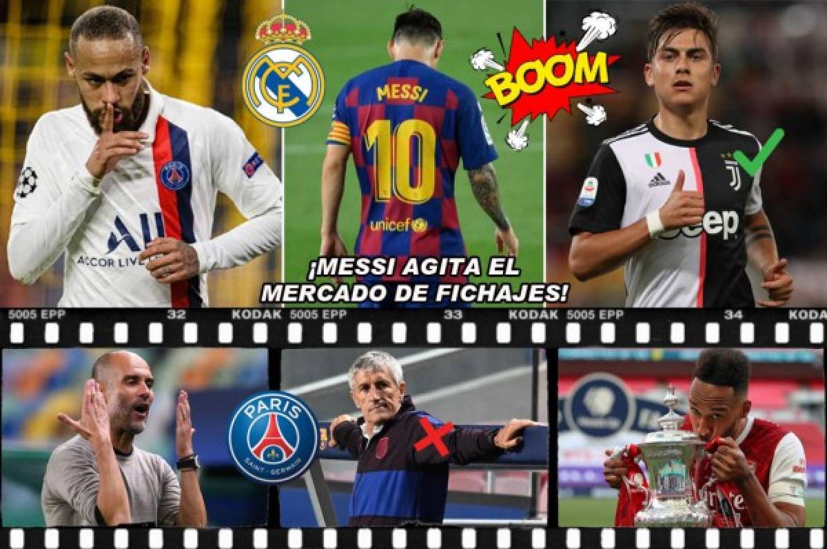 Mercado: La bomba de Messi en el Barcelona, Juventus perdería a otro crack y Neymar aparece en acción