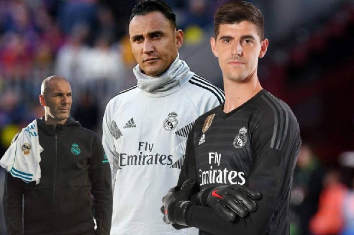¿Thibaut Courtois o Keylor Navas? Zidane responde sobre el portero titular en Real Madrid