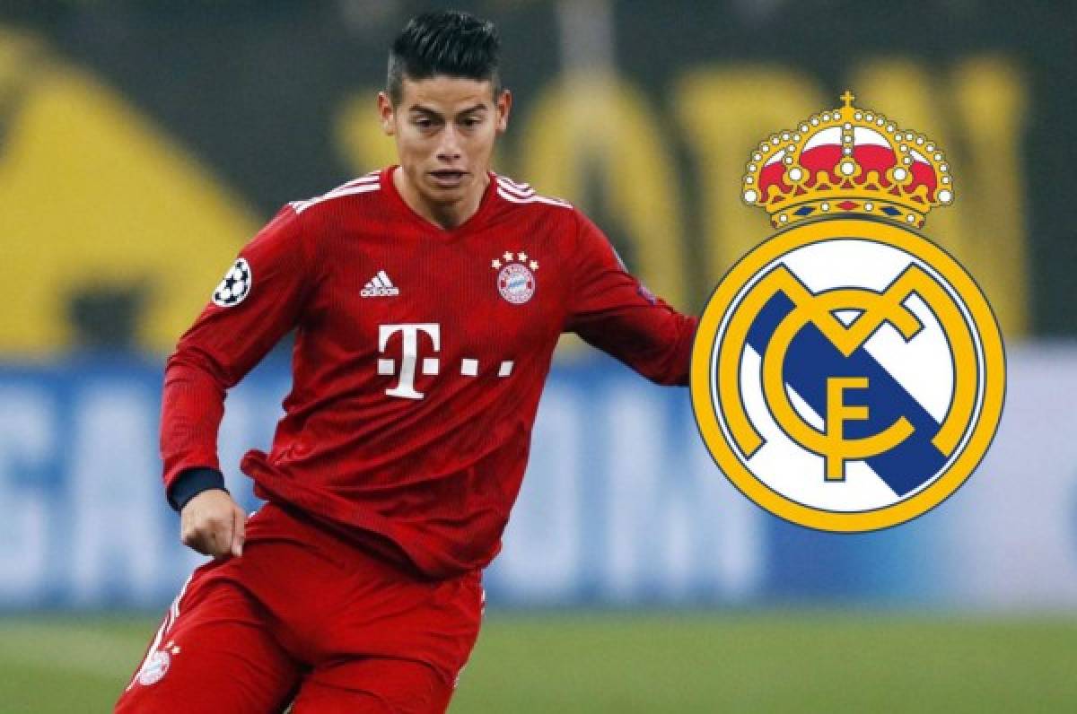 James Rodríguez regresaría al Real Madrid la próxima temporada