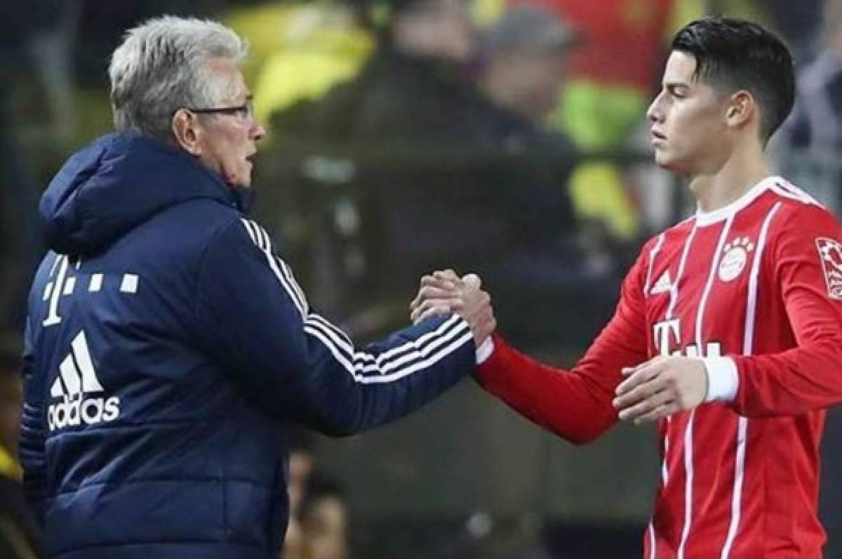 Heynckes sobre James Rodríguez: James juega cada día mejor y será titular mañana contra el PSG