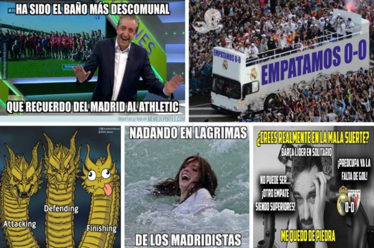 Real Madrid es torturado con memes tras empatar con el Athletic en LaLiga  