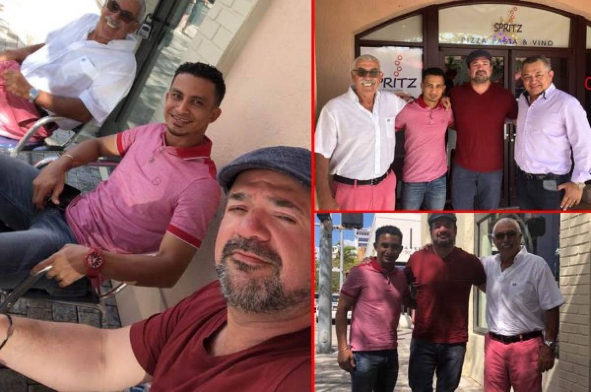 Yankel Rosenthal comparte en Miami con Keosseián y Mario Berríos