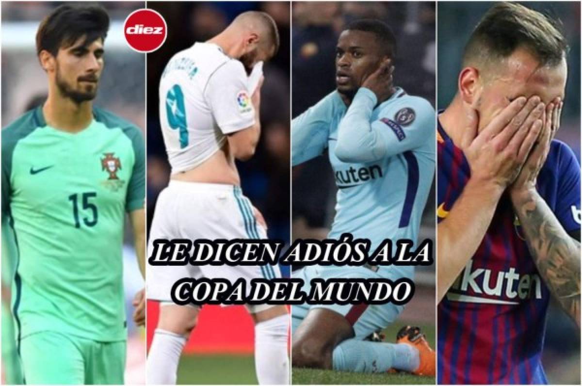 ¡Los jugadores del Barça y Real Madrid que no estarán en el Mundial de Rusia 2018!